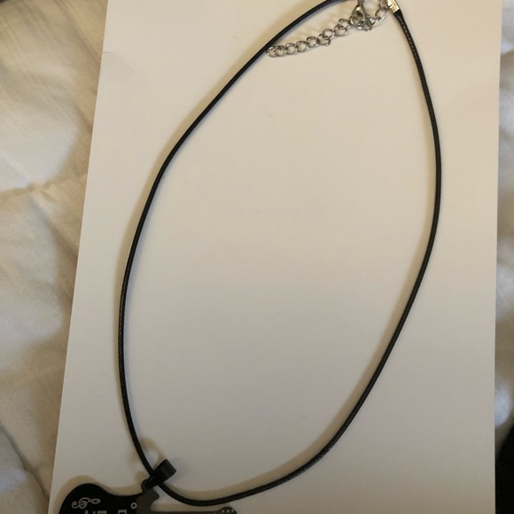 Electric Guitar on leather 18” necklace - Picture 2 of 6
